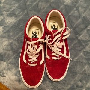 Vans old skool men’s 6 women’s 7.5! Worn once!